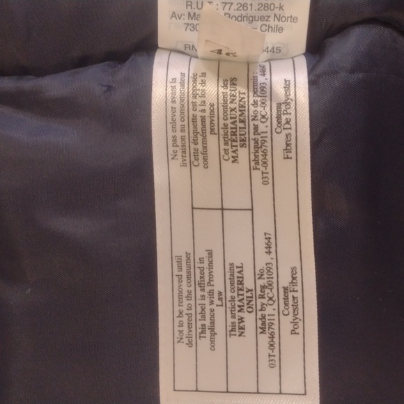 J Crew Factory Navy Faux Fur Trim Winter Parka Size M Like New - Picture 13 of 15